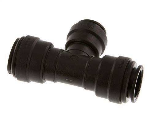 15mm x 18mm Tee Push-in Fitting POM NBR FDA