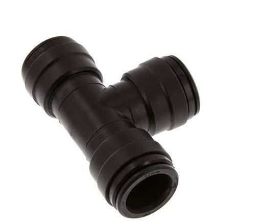 22mm Tee Push-in Fitting POM NBR FDA