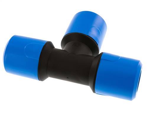 32mm Tee Push-in Fitting PA NBR FDA