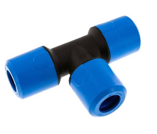 32mm Tee Push-in Fitting PA NBR FDA