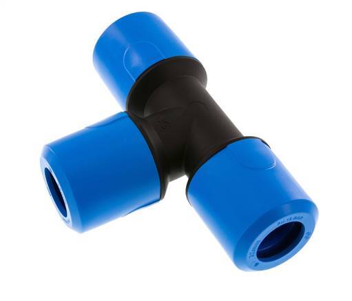 32mm Tee Push-in Fitting PA NBR FDA