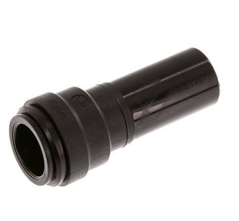 18mm x 22mm Push-in Fitting with Plug-in POM NBR