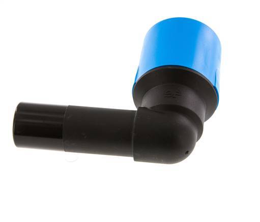 32mm 90deg Elbow Push-in Fitting with Plug-in PA/POM NBR