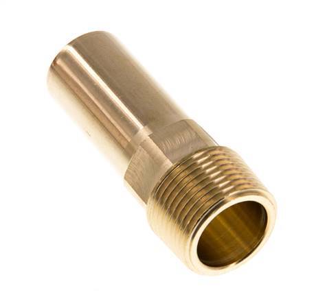 22mm x R3/4'' Plug-in Fitting with Male Threads Brass