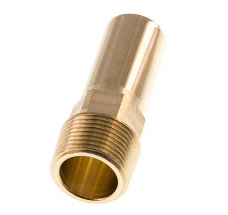 22mm x R3/4'' Plug-in Fitting with Male Threads Brass