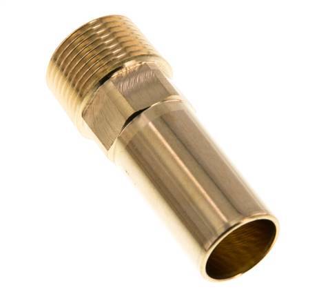 22mm x R3/4'' Plug-in Fitting with Male Threads Brass