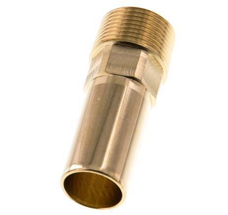 22mm x R3/4'' Plug-in Fitting with Male Threads Brass