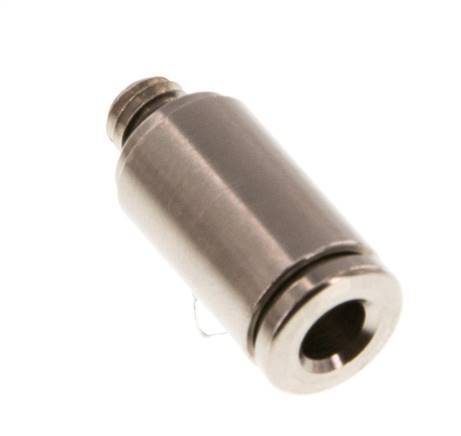 4mm x M 5 Push-in Fitting with Male Threads Brass NBR [5 Pieces]