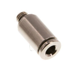 4mm x M 5 Push-in Fitting with Male Threads Brass NBR [5 Pieces]