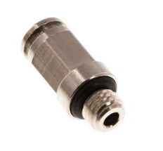 4mm x M 7 Push-in Fitting with Male Threads Brass NBR [5 Pieces]