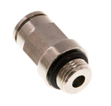 6mm x G1/8'' Push-in Fitting with Male Threads Brass NBR [5 Pieces]