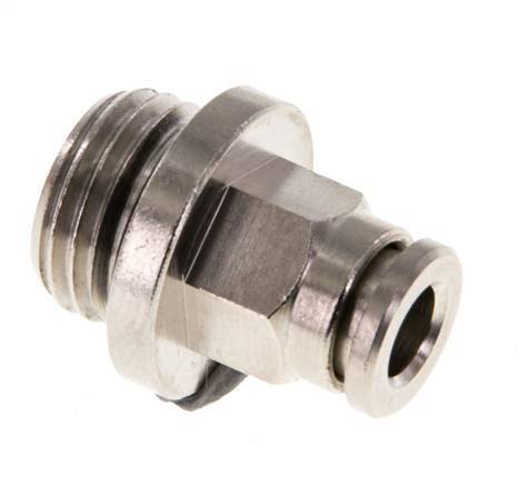 5mm x G1/4'' Push-in Fitting with Male Threads Brass NBR [2 Pieces]