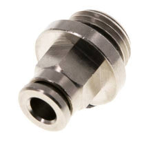 5mm x G1/4'' Push-in Fitting with Male Threads Brass NBR [2 Pieces]