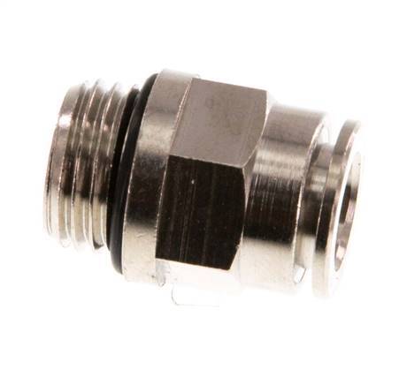 8mm x G1/4'' Push-in Fitting with Male Threads Brass NBR [2 Pieces]