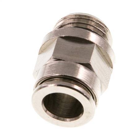 8mm x G1/4'' Push-in Fitting with Male Threads Brass NBR [2 Pieces]