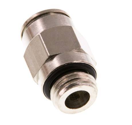 10mm x G1/4'' Push-in Fitting with Male Threads Brass NBR [2 Pieces]