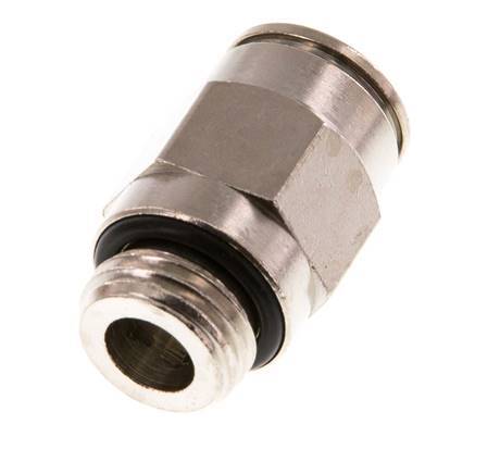 10mm x G1/4'' Push-in Fitting with Male Threads Brass NBR [2 Pieces]
