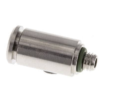 5mm x M 5 Push-in Fitting with Male Threads Brass FKM [2 Pieces]