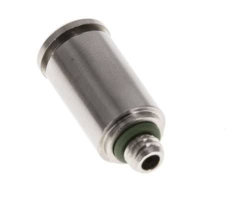 5mm x M 5 Push-in Fitting with Male Threads Brass FKM [2 Pieces]