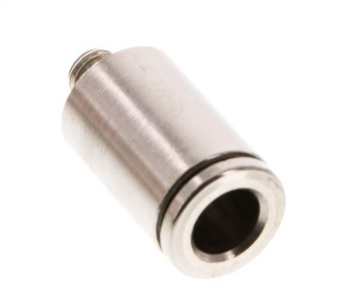 6mm x M 5 Push-in Fitting with Male Threads Brass FKM [2 Pieces]