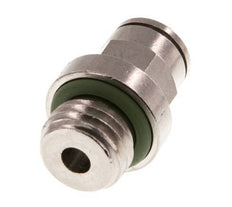 6mm x M 12 x 1.5 Push-in Fitting with Male Threads Brass FKM [2 Pieces]
