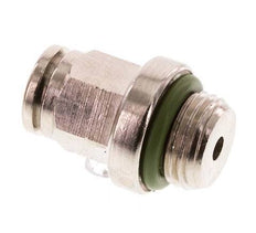 4mm x G1/8'' Push-in Fitting with Male Threads Brass FKM [5 Pieces]