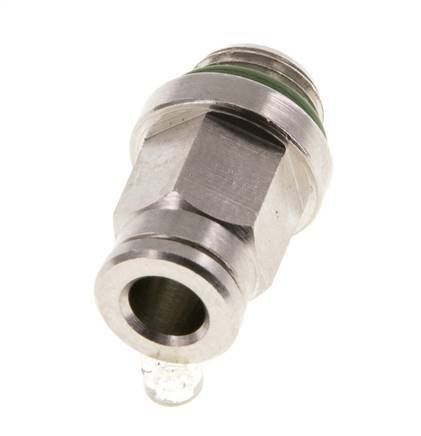 5mm x G1/8'' Push-in Fitting with Male Threads Brass FKM [2 Pieces]