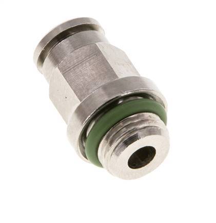 5mm x G1/8'' Push-in Fitting with Male Threads Brass FKM [2 Pieces]