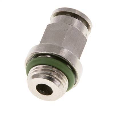 5mm x G1/8'' Push-in Fitting with Male Threads Brass FKM [2 Pieces]