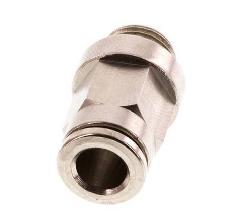 6mm x G1/8'' Push-in Fitting with Male Threads Brass FKM [2 Pieces]