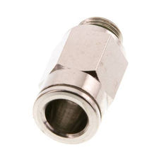 8mm x G1/8'' Push-in Fitting with Male Threads Brass FKM [2 Pieces]