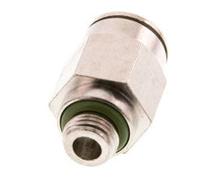 10mm x G1/8'' Push-in Fitting with Male Threads Brass FKM [2 Pieces]