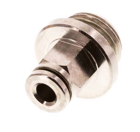 4mm x G1/4'' Push-in Fitting with Male Threads Brass FKM [2 Pieces]