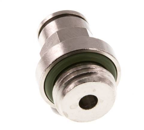 6mm x G1/4'' Push-in Fitting with Male Threads Brass FKM [2 Pieces]