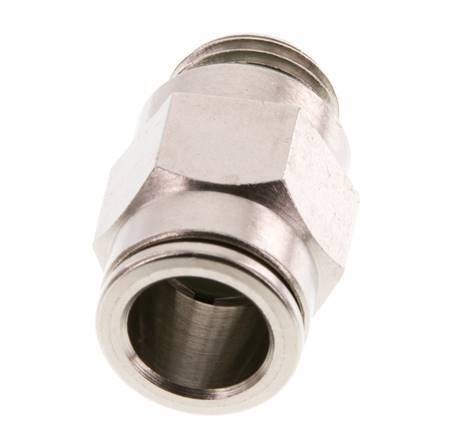 10mm x G1/4'' Push-in Fitting with Male Threads Brass FKM [2 Pieces]