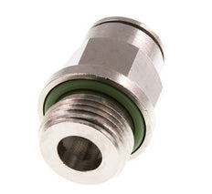 10mm x G3/8'' Push-in Fitting with Male Threads Brass FKM [2 Pieces]