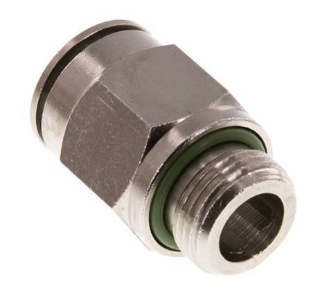 14mm x G3/8'' Push-in Fitting with Male Threads Brass FKM