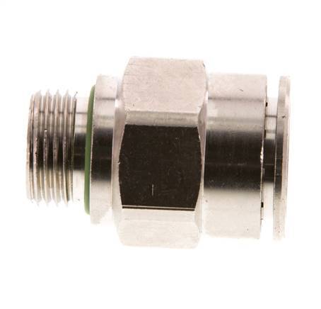 16mm x G3/8'' Push-in Fitting with Male Threads Brass FKM