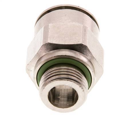 16mm x G3/8'' Push-in Fitting with Male Threads Brass FKM