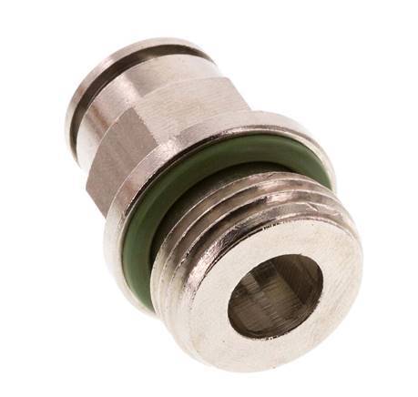 12mm x G1/2'' Push-in Fitting with Male Threads Brass FKM [2 Pieces]