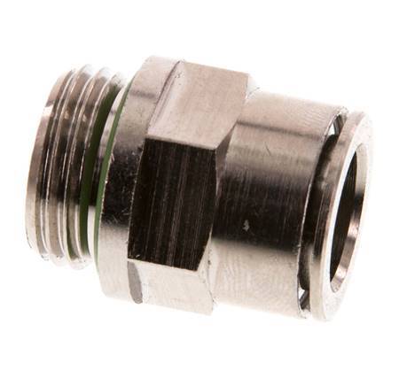 14mm x G1/2'' Push-in Fitting with Male Threads Brass FKM