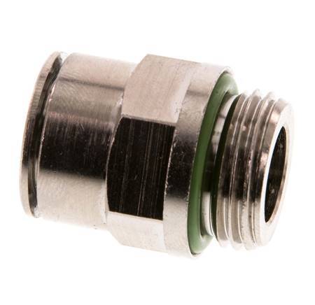 14mm x G1/2'' Push-in Fitting with Male Threads Brass FKM