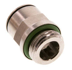 14mm x G1/2'' Push-in Fitting with Male Threads Brass FKM