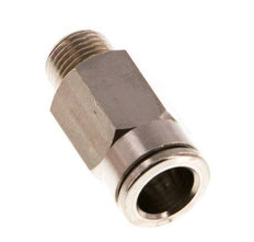 8mm x R1/8'' Push-in Fitting with Male Threads Brass NBR [5 Pieces]