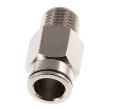 10mm x R1/4'' Push-in Fitting with Male Threads Brass NBR [2 Pieces]