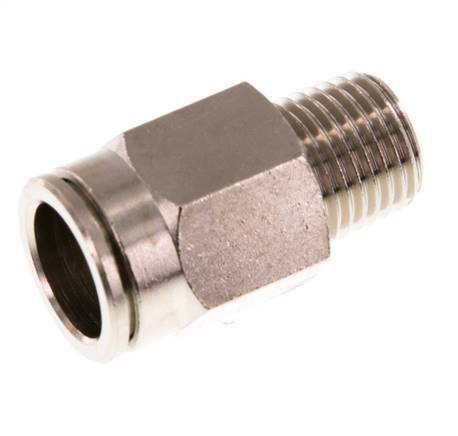 12mm x R1/4'' Push-in Fitting with Male Threads Brass NBR [2 Pieces]