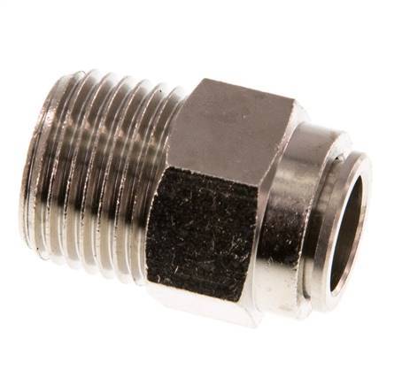 12mm x R1/2'' Push-in Fitting with Male Threads Brass NBR