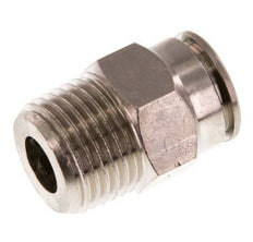 14mm x R1/2'' Push-in Fitting with Male Threads Brass NBR