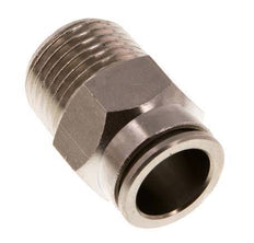 14mm x R1/2'' Push-in Fitting with Male Threads Brass NBR