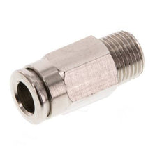 6mm x R1/8'' Push-in Fitting with Male Threads Brass FKM [5 Pieces]